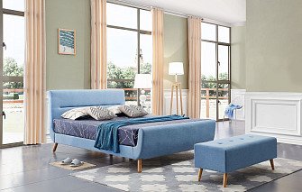 Кровать Borneo 160х200, синий