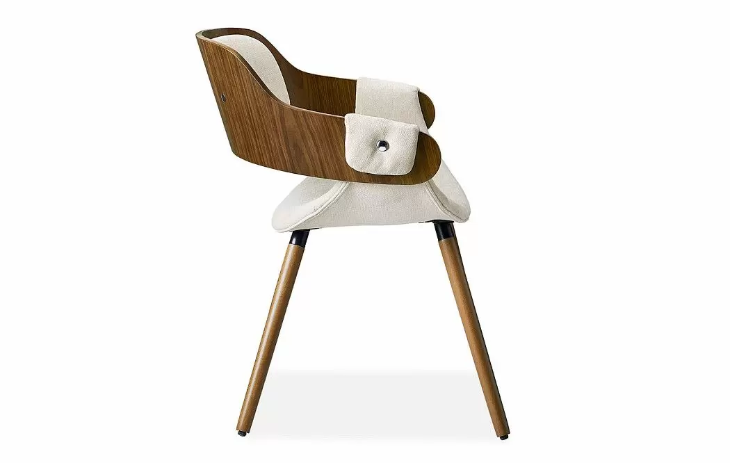 Стул Jody, кремовый/орех - фото 7