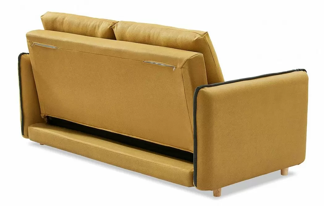 Диван-кровать Arizona 3-х местный, желтый/графит - фото 11