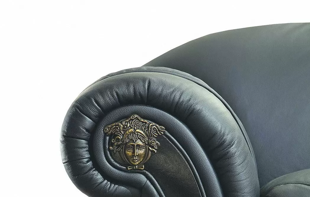 Комплект мягкой мебели Versace, черный - фото 7