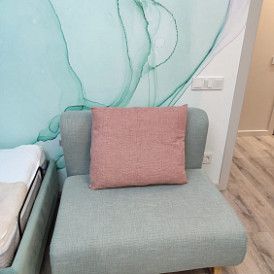 Кресло-кровать Rosy, мята/коралловый