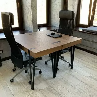 Стол письменный Project, орех/черный IMG-20210406-WA0005.jpg