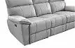 Диван-реклайнер Allison 3-х местный, светло-серый