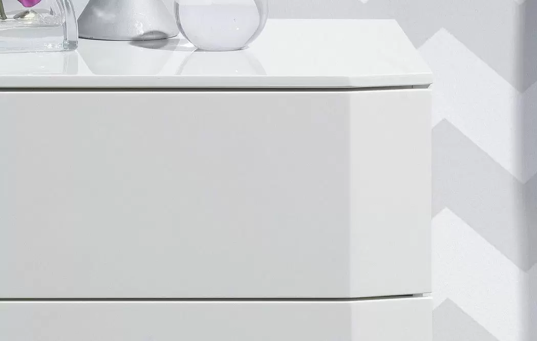 Тумба прикроватная Aragon (3 ящика), белый - фото 7