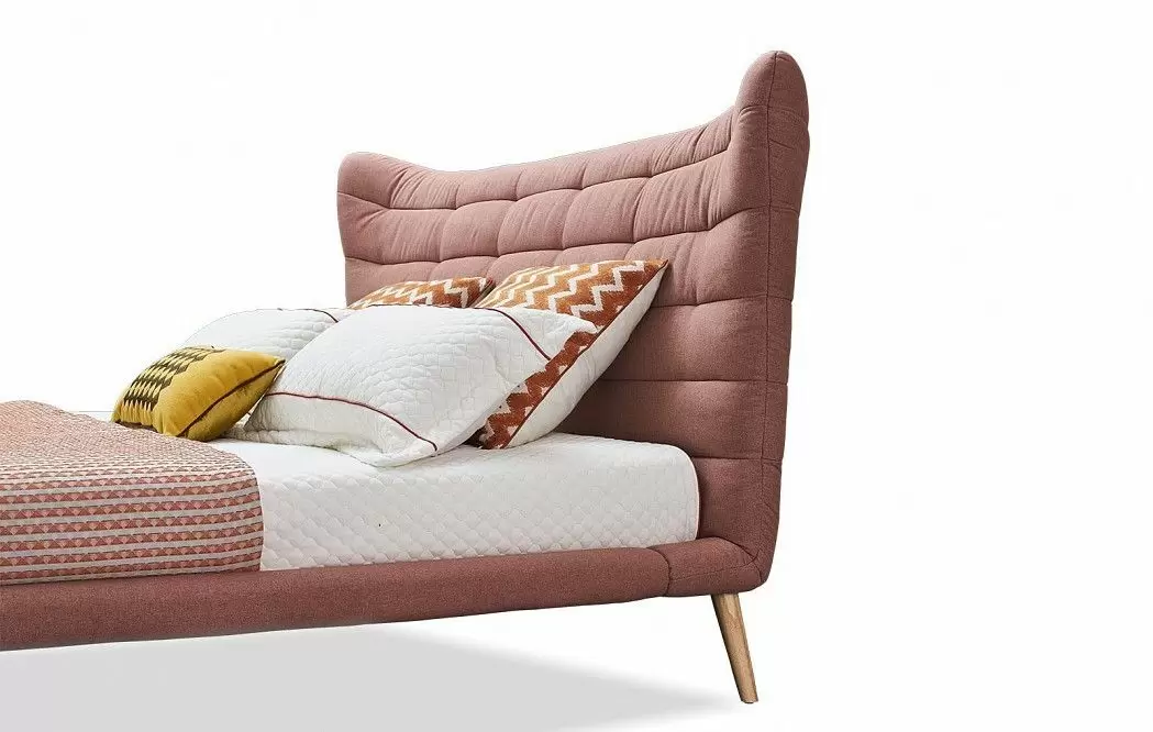 Кровать Venezia 160х200, коралловый - фото 4