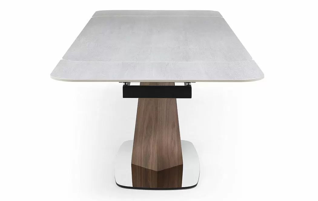 Стол раскладной Veronica 160-240, серая керамика/орех - фото 14