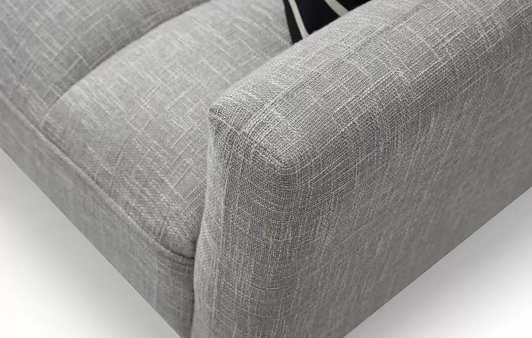 Диван-кровать Madrid, светло-серый/золотые ножки - фото 6