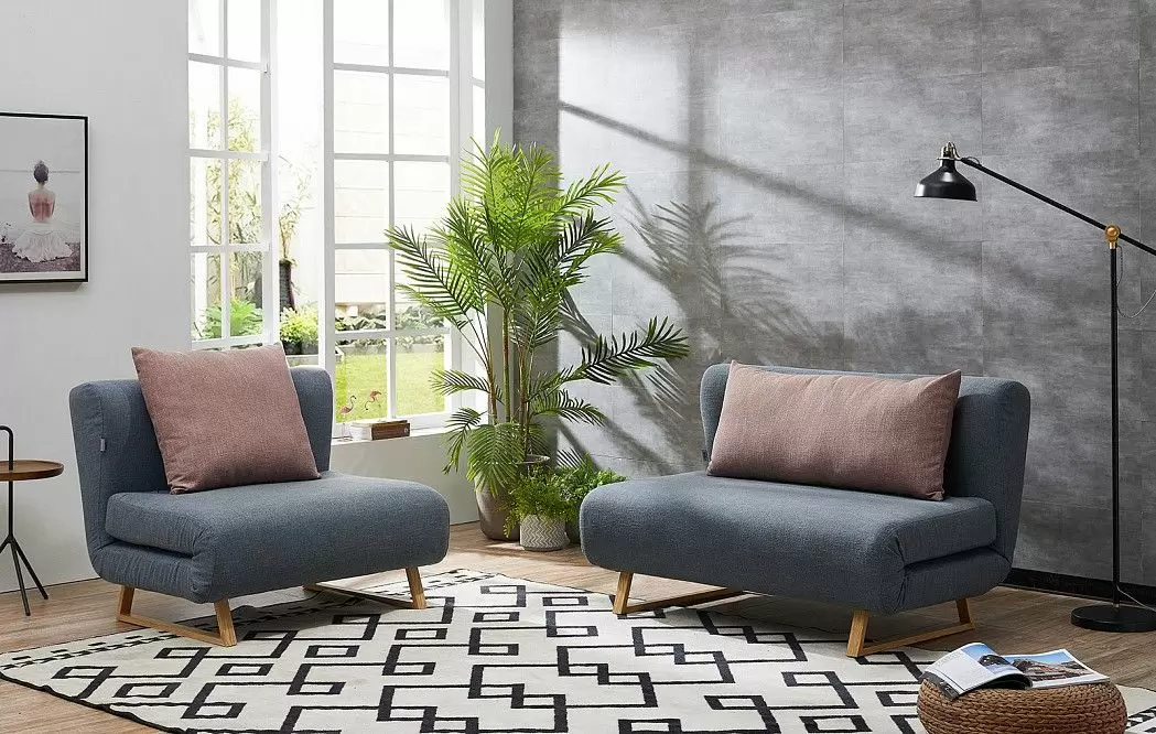 Комплект мягкой мебели Rosy, синий - фото 2