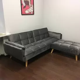 Диван-кровать Luigi, пепельная роза