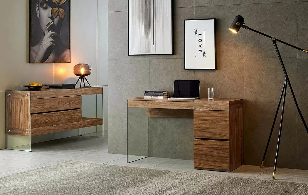 Столик с зеркалом Orion, американский орех