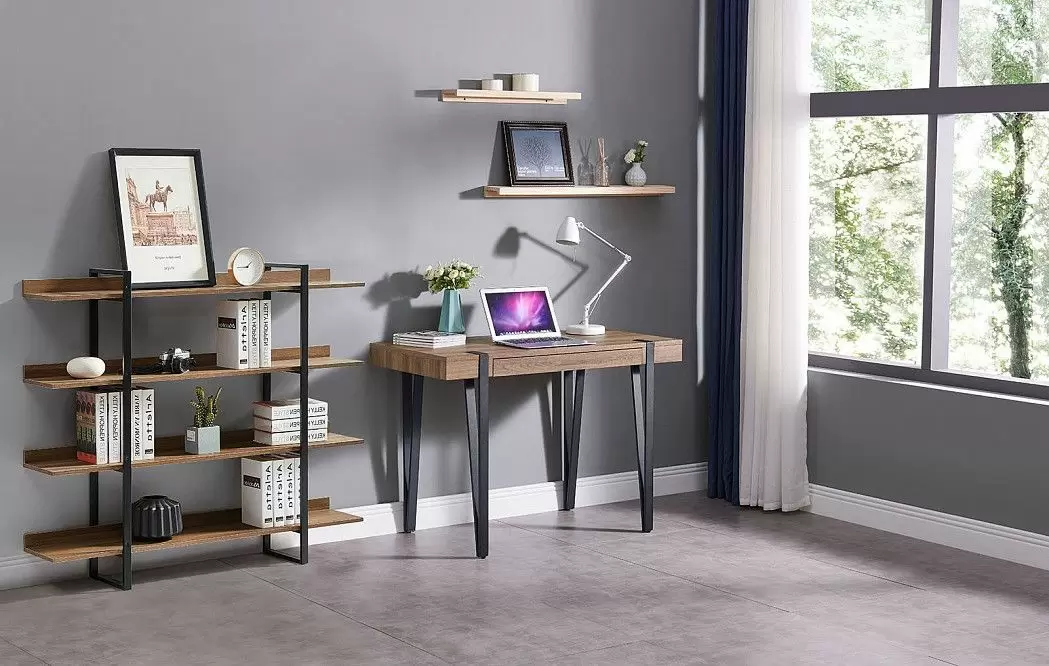 Стол письменный Project, орех/черный - фото 13