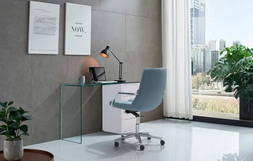 Кресло и оттоманка Taylor, голубой - фото 4