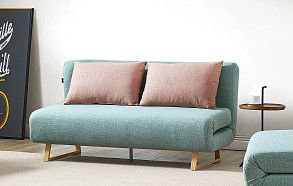 Диван-кровать Rosy 3-х местный, мята/коралловый