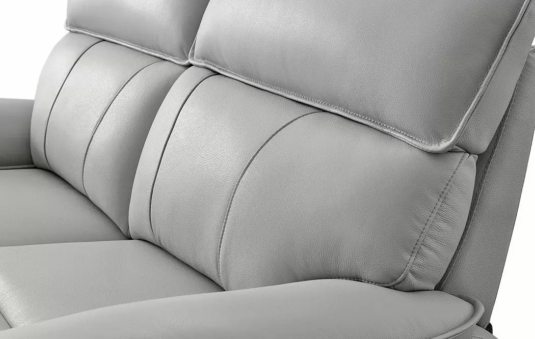 Диван-реклайнер Allison 2-х местный, светло-серый - фото 13