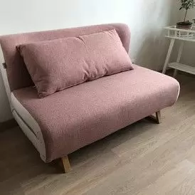 Диван-кровать Rosy 2-х местный, коралловый