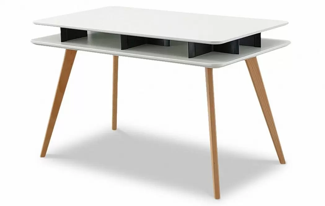 Стол письменный Nordic, белый - фото 4