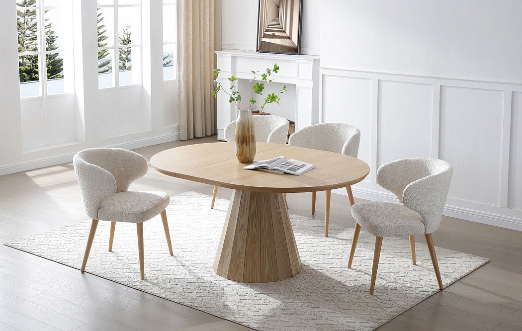 Стол раскладной Enjoy 120-160, ясень - фото 2