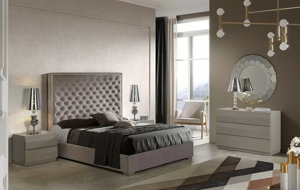 Комплект для спальни 867 MELODY, серо-коричневый