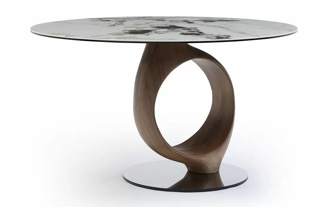 Стол Oasis + 4 серо-коричневых стула Agata - фото 3