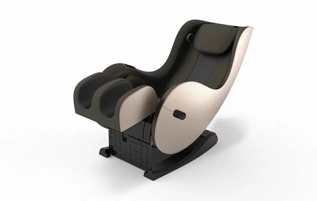 Массажное кресло Smart Relax Super-Slim, бежевый/коричневый - фото 3
