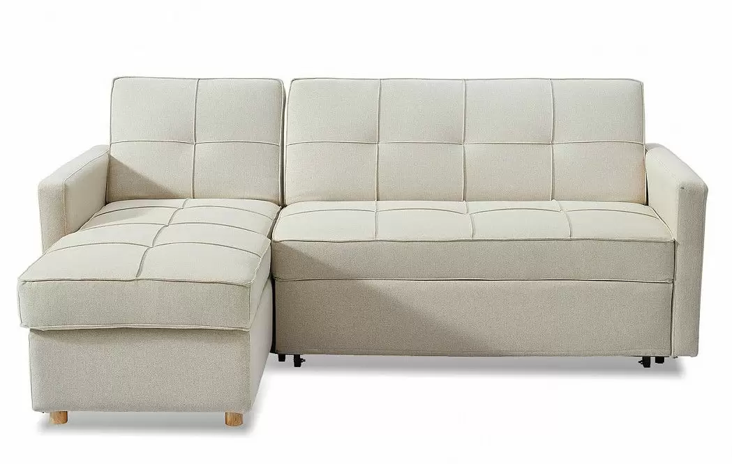 Диван-кровать Nebraska угловой (левый), цвет бежевый - фото 4