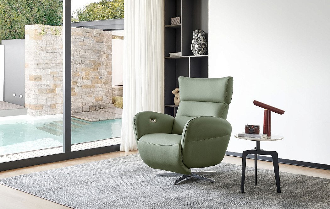 Кресло-реклайнер Star, зеленый - фото 4