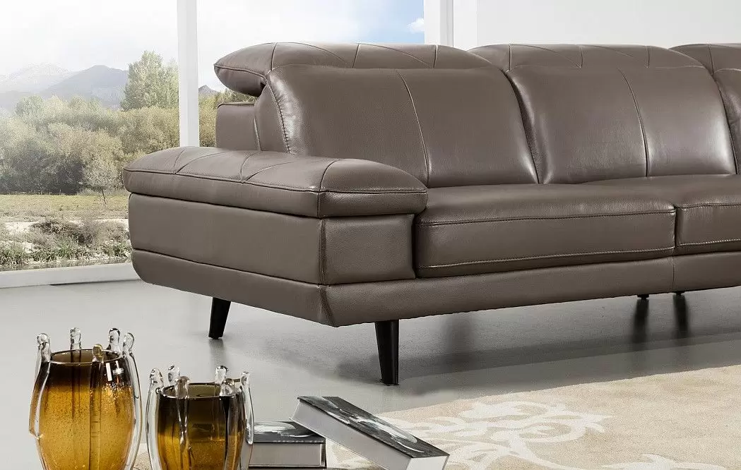 Диван Sheffield угловой (правый), коричневый - фото 6