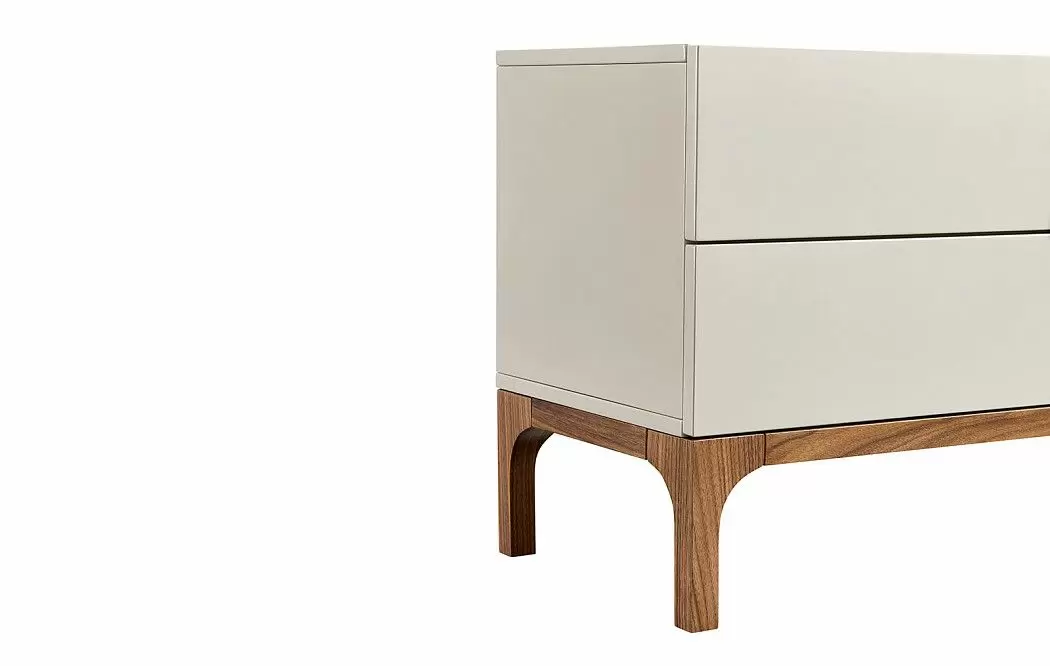 ТВ Тумба Eloisa, слоновая кость/орех - фото 5