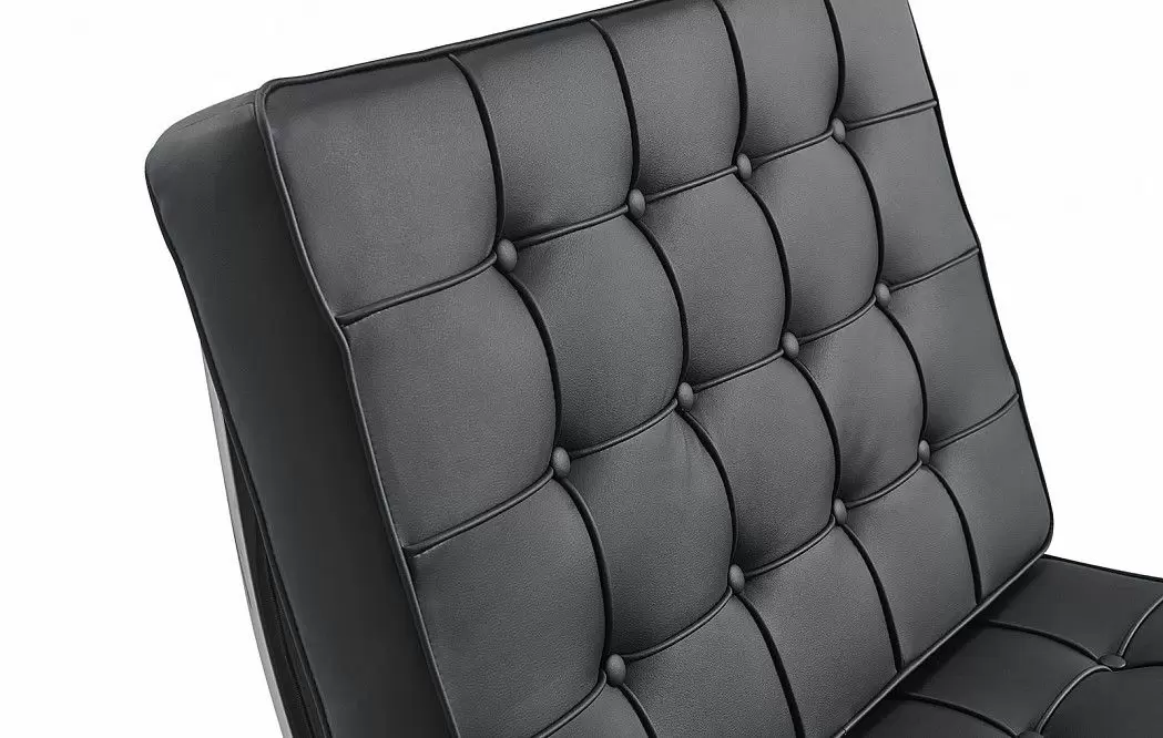 Кресло с оттоманкой Barcelona Black - фото 5