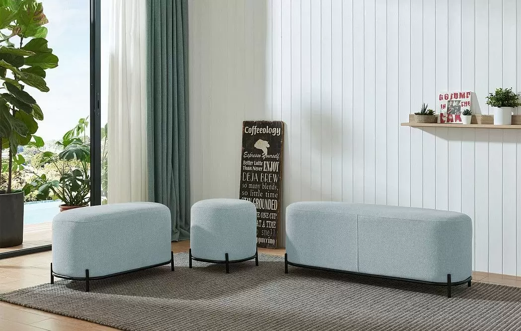 Банкетка Coco (80), голубой - фото 3