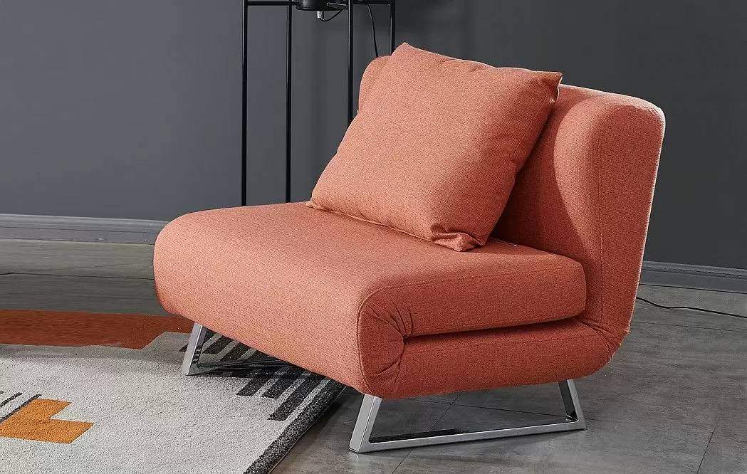 Комплект мягкой мебели Rosy, папайя/хром - фото 23