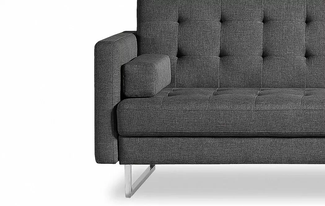 Диван-кровать Chicago 3-х местный, серый - фото 7