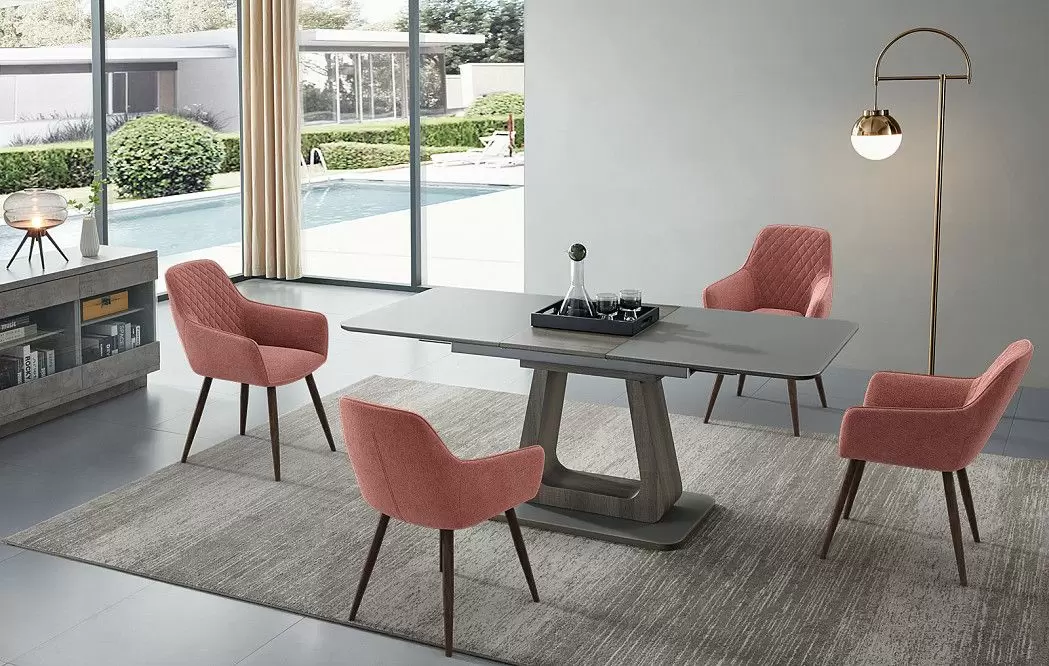 Стул Anita, темно-розовый/дуб - фото 2