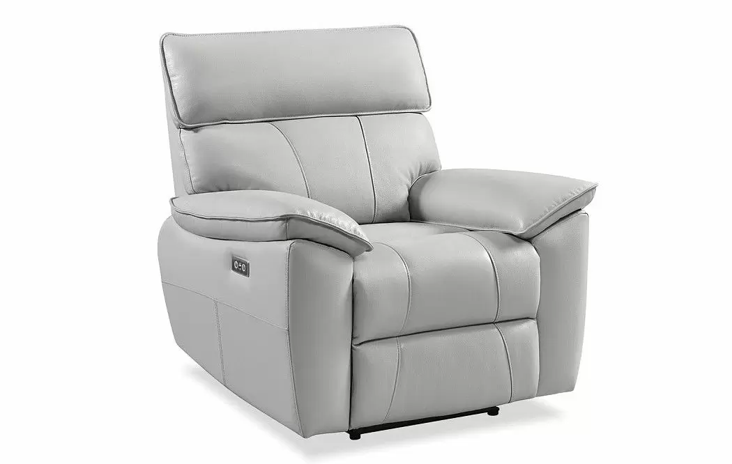 Кресло-реклайнер Allison, светло-серый - фото 6