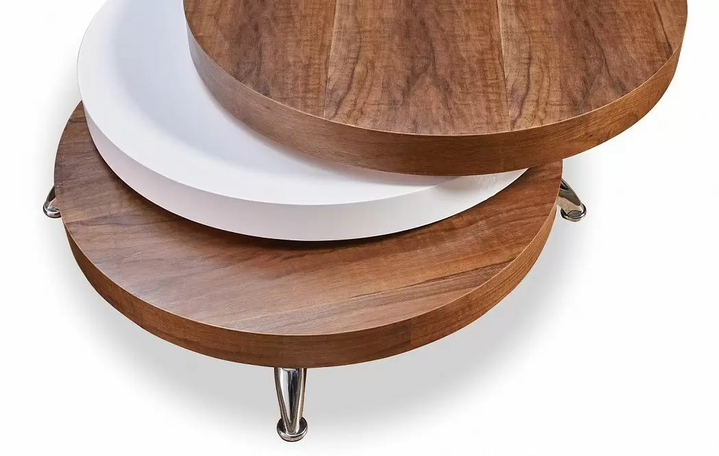 Стол журнальный Balance, орех/белый - фото 7