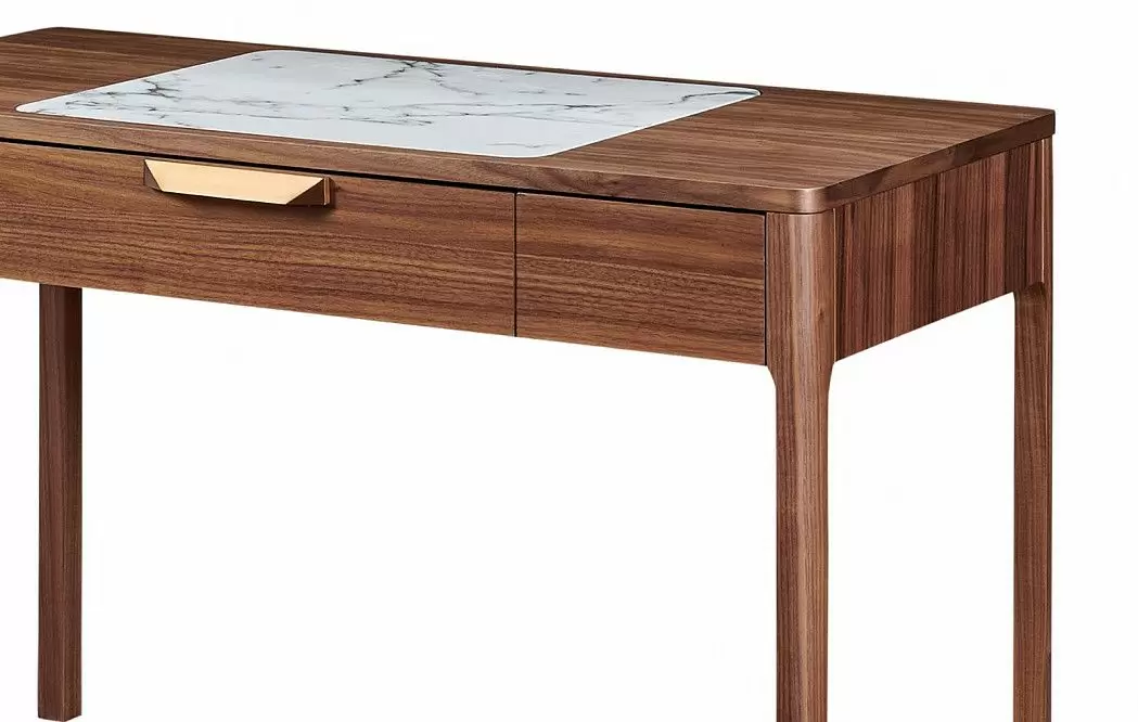 Стол письменный Stanford, орех/мрамор - фото 7