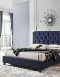 Кровать Evita Grand, темно-синий