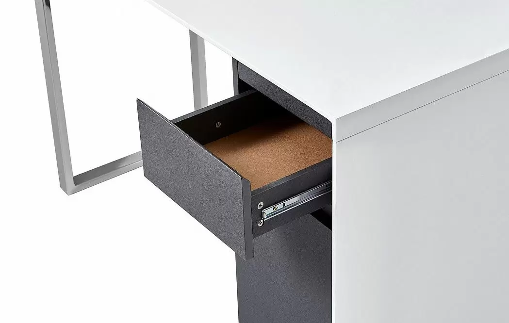 Стол письменный Kepler, белый/серый - фото 7