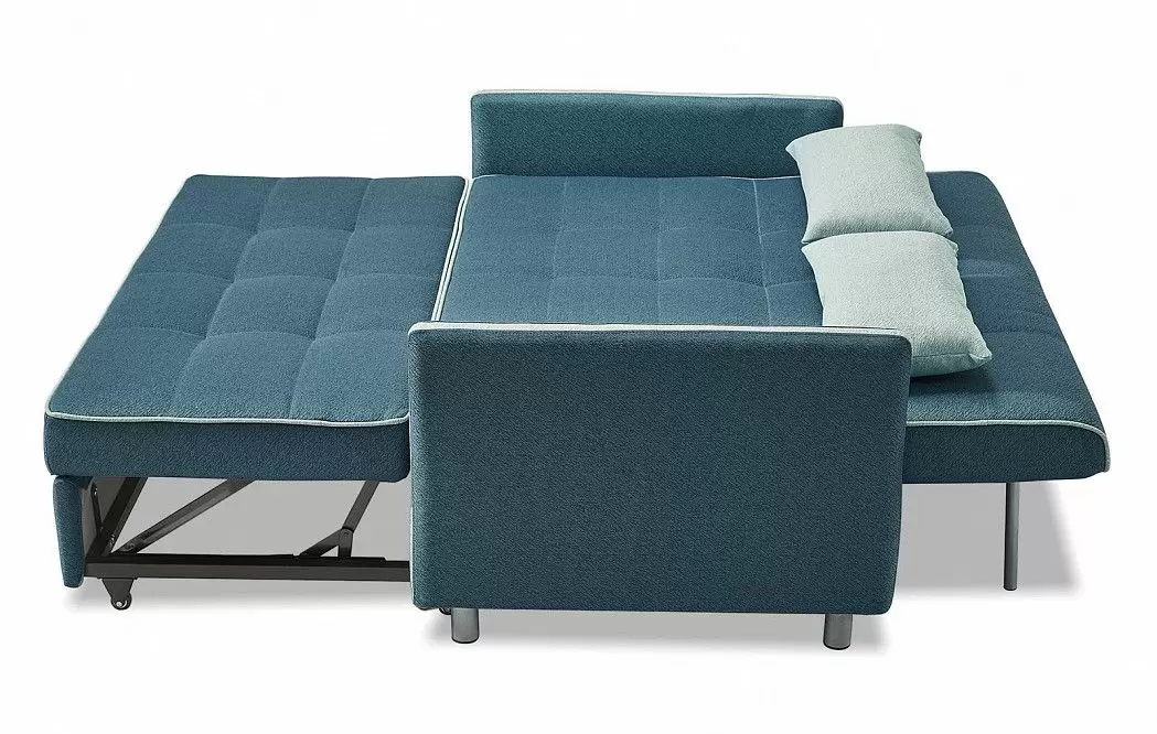 Диван-кровать Claire (1,5-спальный), темно-бирюзовый - фото 5