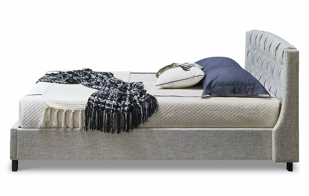 Кровать Evita 180x200 (с подъемным механизмом), кремовый - фото 9