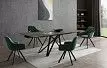 Стол раскладной Butterfly 160-240, темная керамика