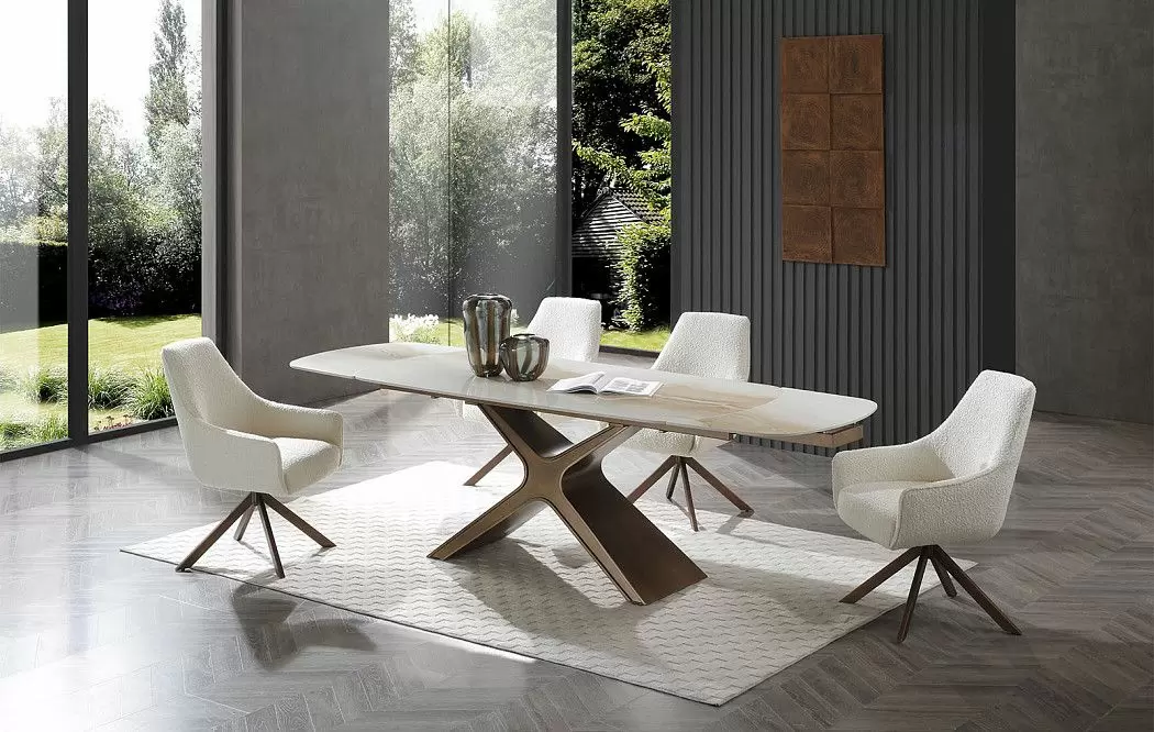 Стул Emma, крем/бронза - фото 2