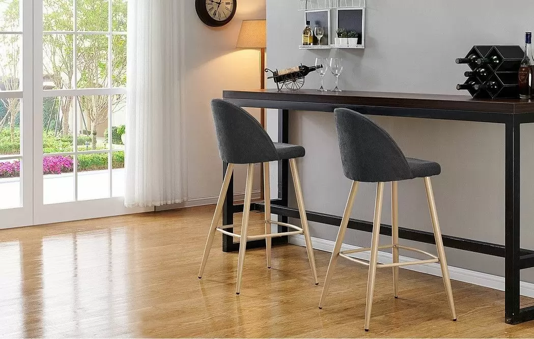 Стул полубарный Sally (60), графит/дерево - фото 2