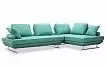 Диван-трансформер Bergamo угловой, мятно-бирюзовый