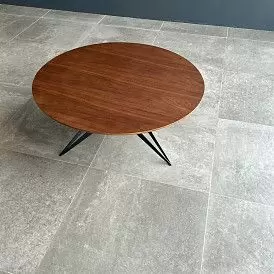 Стол журнальный Elegance (60), орех/черный