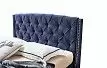 Кровать Evita Grand 160x200 (с подъемным механизмом), темно-синий