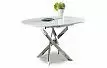 Стол раскладной Charly 100-129, белый/хром