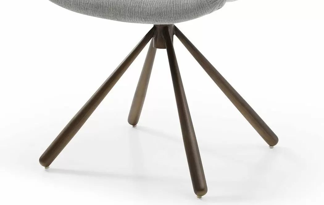 Стул Alessa, серый/бронза - фото 6