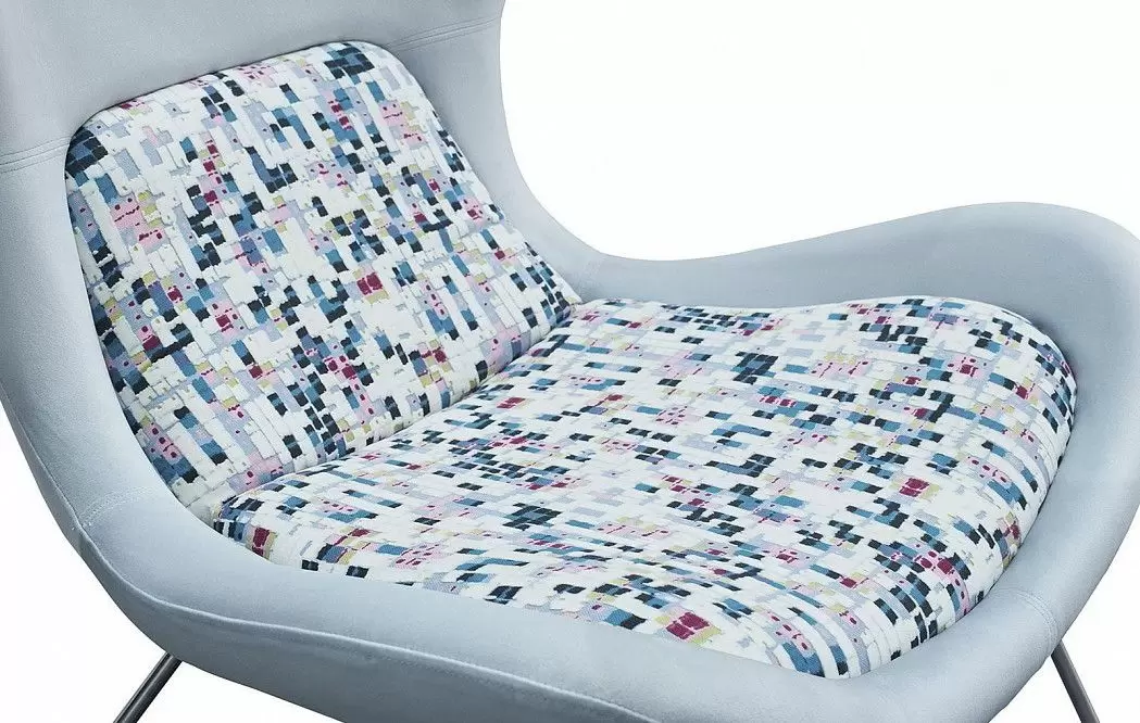 Кресло Weekend I, голубой/рисунок - фото 5