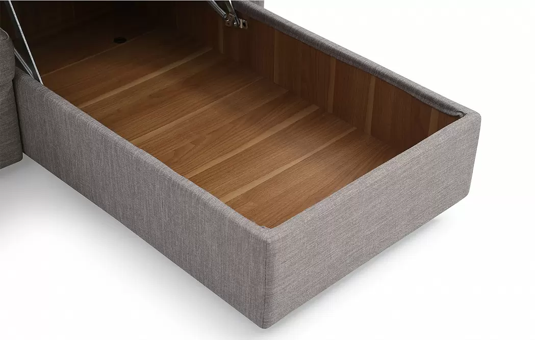 Диван-кровать Rotterdam угловой (правый), цвет серый - фото 8